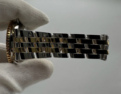 Breitling Old Navitimer Two Tone Blue Tritium Dial Yellow Patina Steel/Yellow Gold (Serviced)