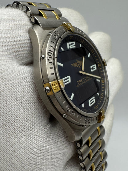 Breitling Aerospace Full Titanium 2 Tone Black Dial (Unpolished)