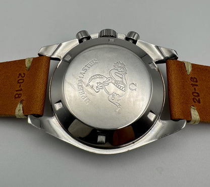 Omega Speedmaster Professional Moonwatch Tropical Brown Dial Heavy Patina Blue Insert 1969 (Serviced)