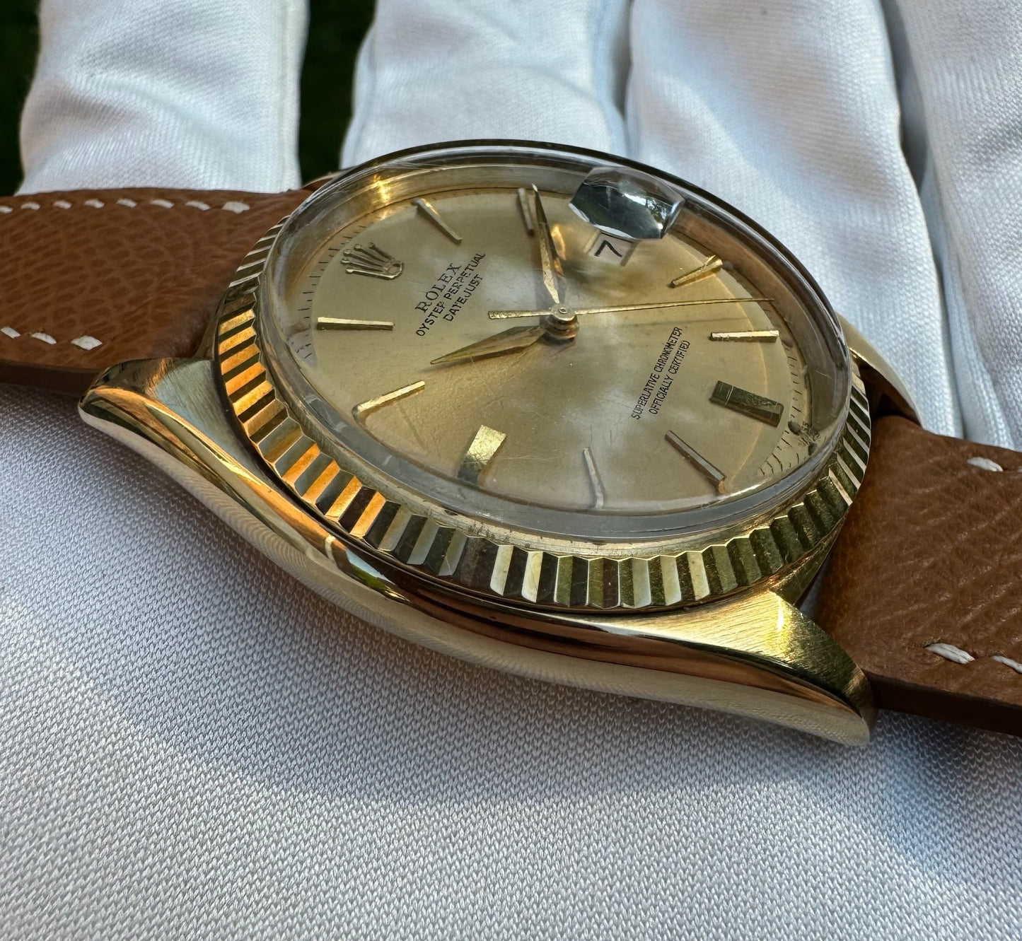 Rolex Datejust 36 with Champagne Door Stop Dial