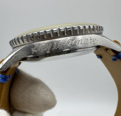 Breitling Navitimer Cosmonaute 809 Steel Heavy Patina Jordanian Military Pilot (Unpolished/Serviced)