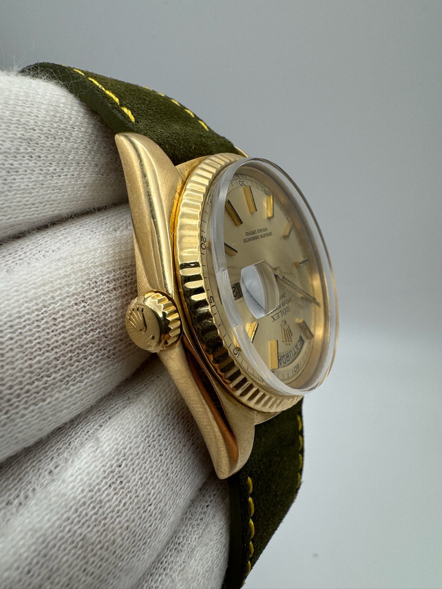 Rolex Day-Date 36 1803 Yellow Gold 18K Champagne Dial 1968