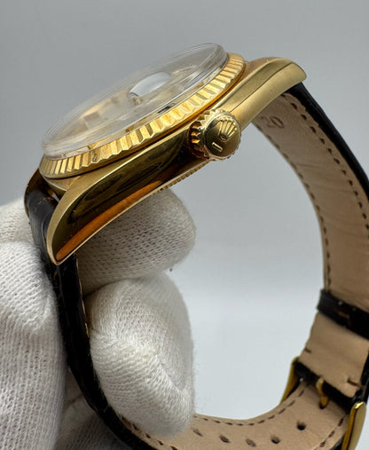 Rolex Day-Date 36 18K Yellow Gold Head Silver Dial 1974 (Serviced)