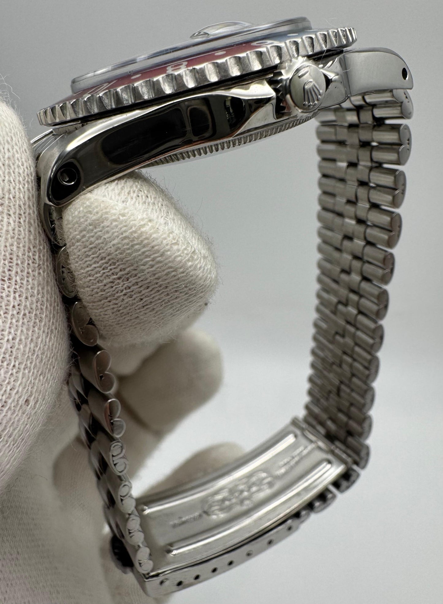 Rolex GMT-Master 1675 PCG Jubilee Glossy Gilt Chapter Ring/Exclamation Point 1960 (Serviced)