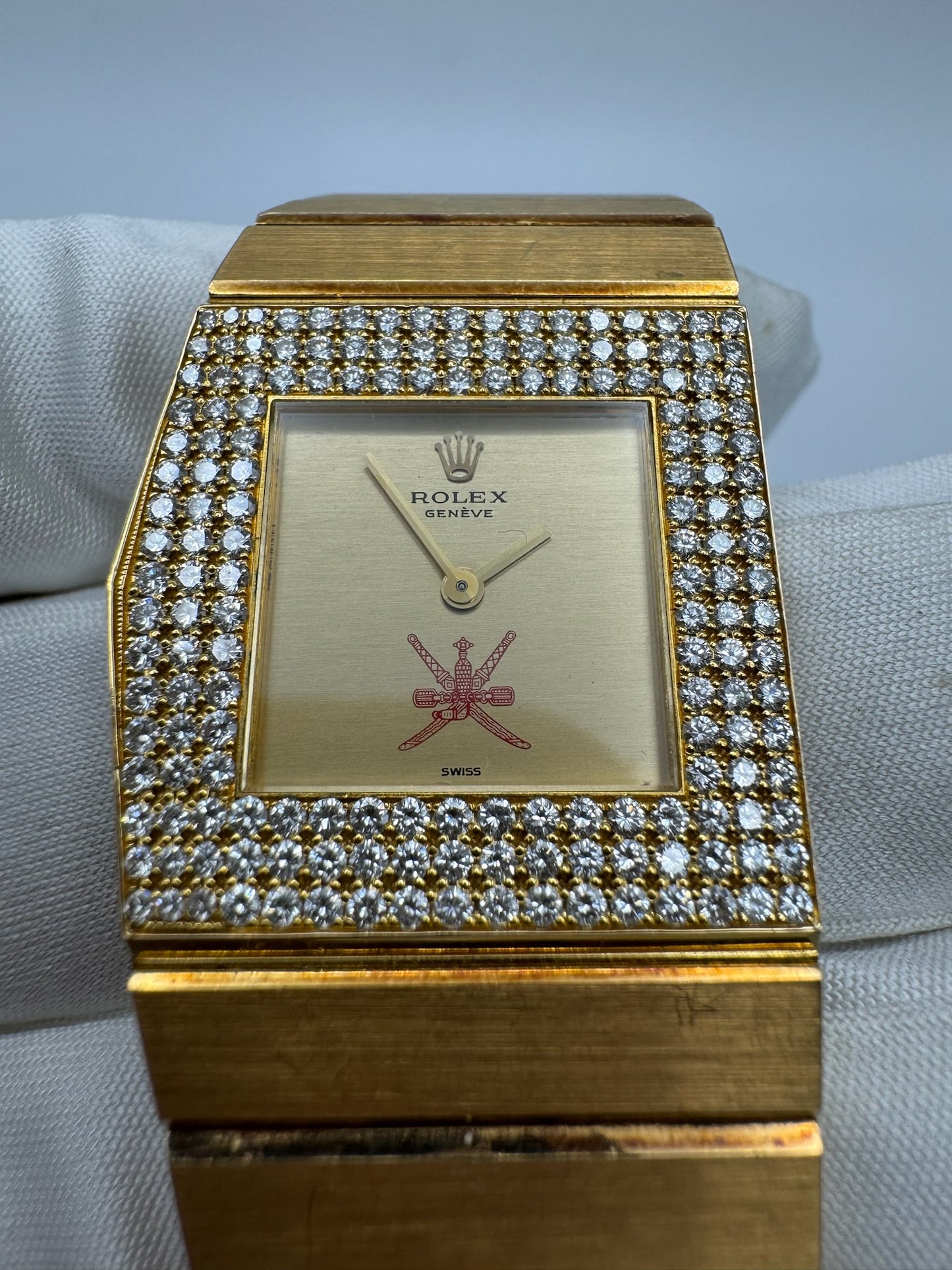 Rolex Cellini King Midas Yellow Gold with Factory Diamonds Kabouss “Khanjar” (NOS / Full-Set)