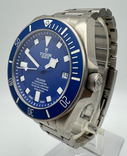 Tudor Pelagos Full Titanium Blue Dial 2022 (Full-Set/Unpolished)