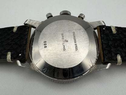 Breitling Navitimer 806 AOPA Steel Tropical Brown Dial Yellow Patina Bead Bezel (Unpolished/Serviced)