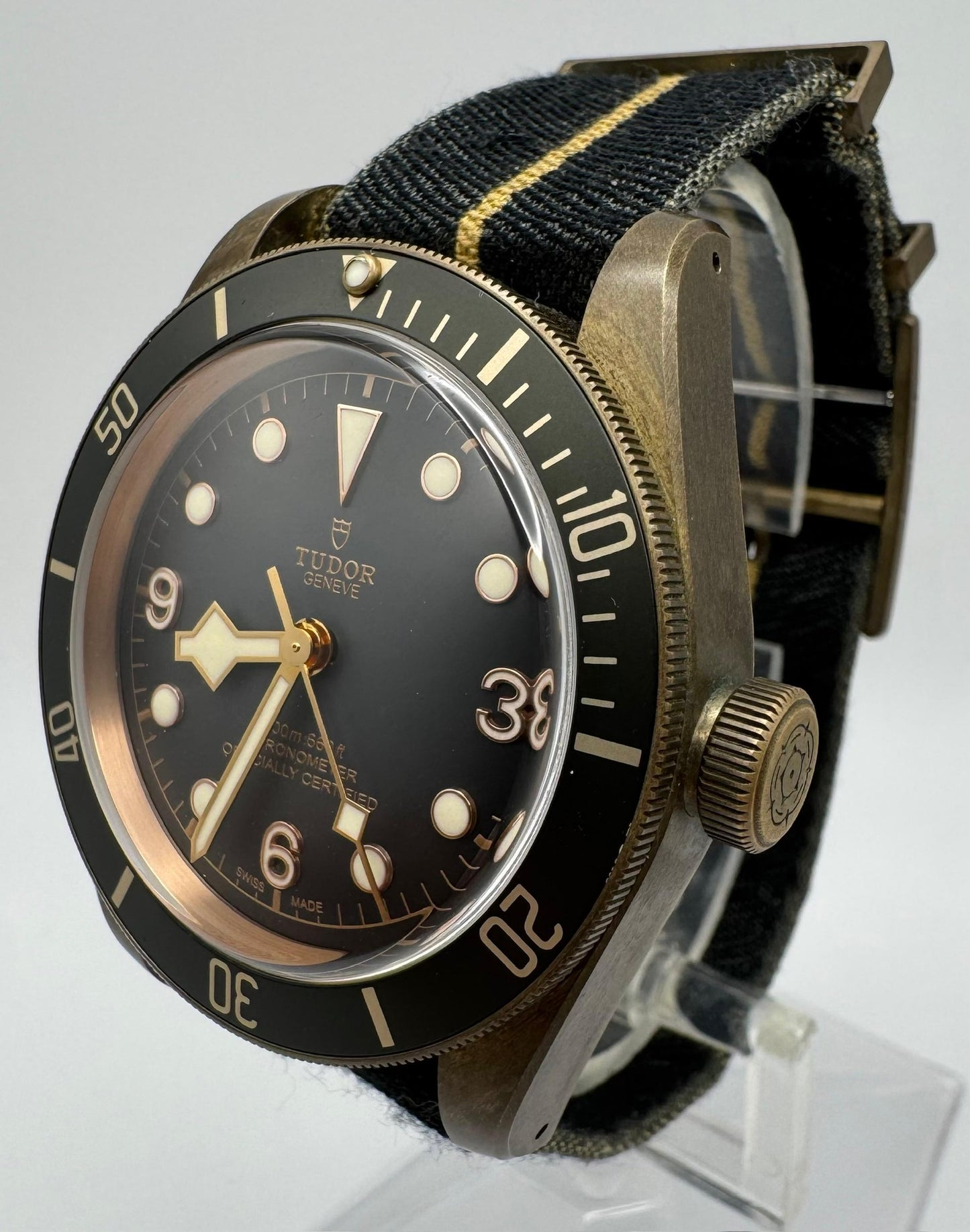 Tudor Black Bay Bronze Grey Dial Nice Patina 2019 (Full-Set/Mint)