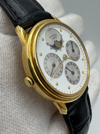 Piaget Annual Calendar Yellow Gold Rare Nipple Dial (Unpolished/Serviced)