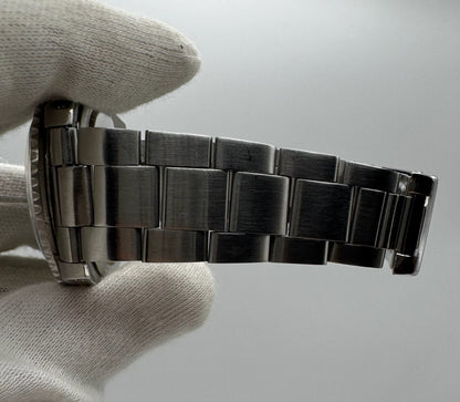 Rolex GMT-Master 1675 MK1 Long E Full Steel Faded Bezel Red Back Insert Heavy Patina Zinc Sulfide 1967 (Serviced)