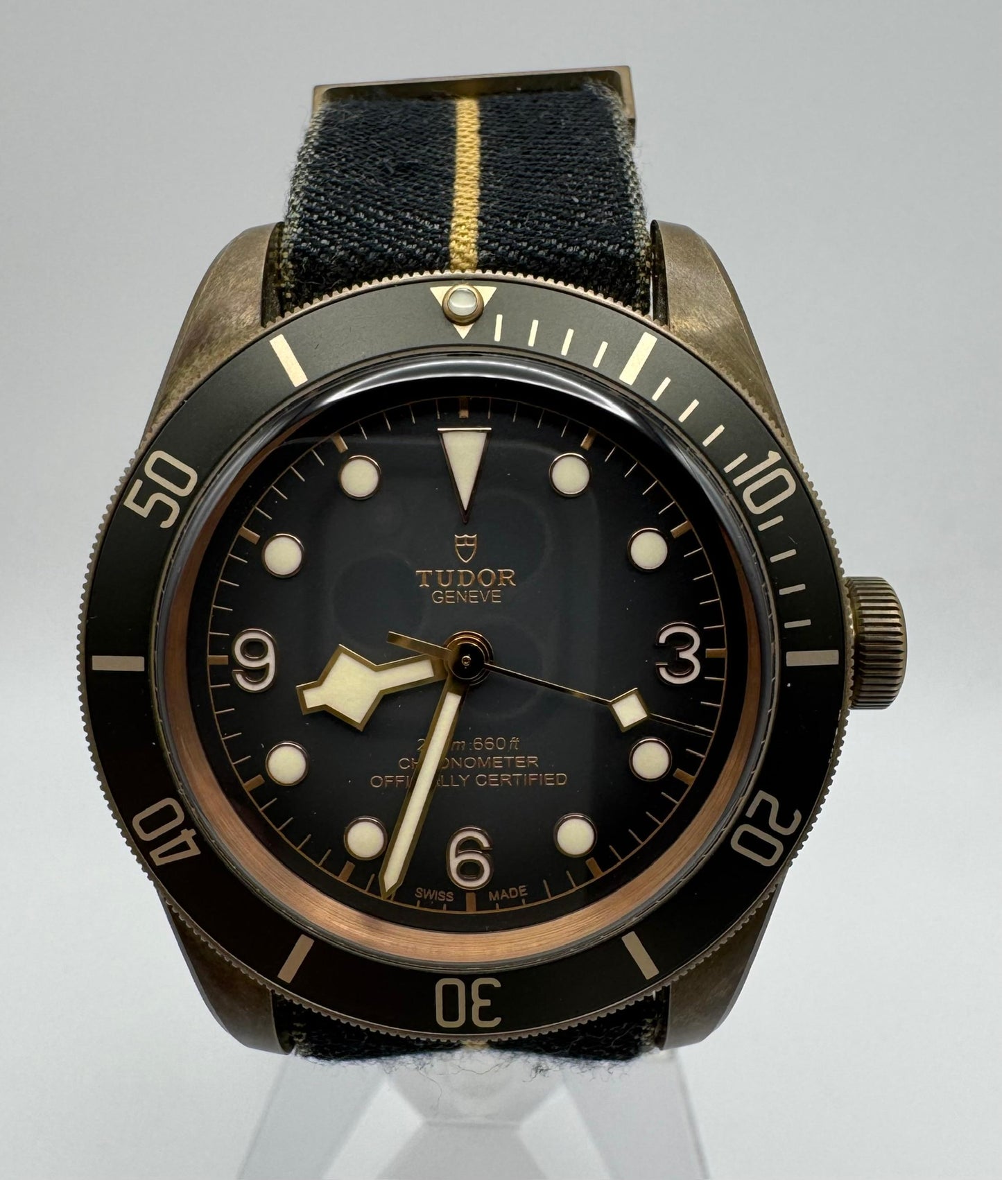 Tudor Black Bay Bronze Grey Dial Nice Patina 2019 (Full-Set/Mint)