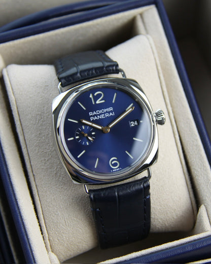 Panerai Radiomir 40 Quaranta Blue Dial 2024 (Full-Set/Warranty/Unworn)