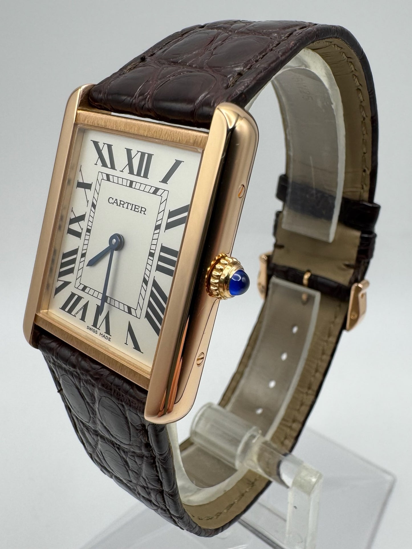 Cartier Tank Solo Large Size Rose Gold 2018 (Full-Set/Mint)