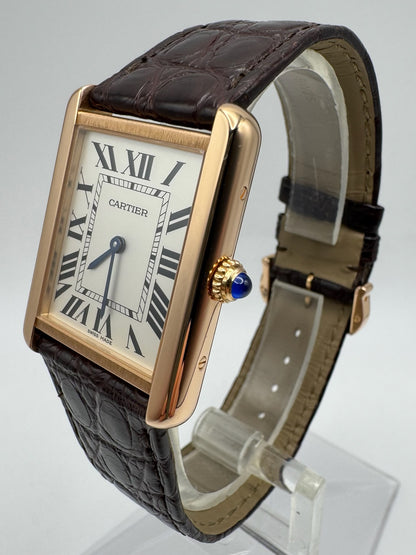Cartier Tank Solo Large Size Rose Gold 2018 (Full-Set/Mint)