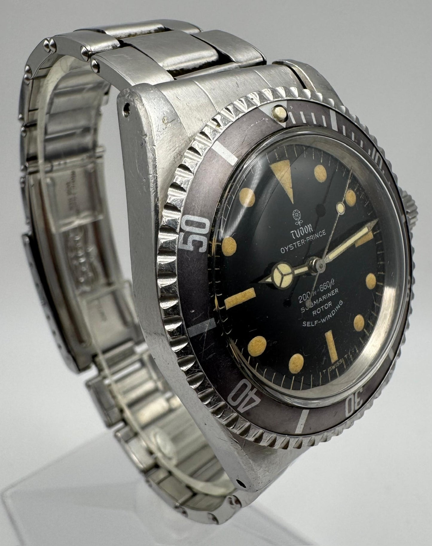 Tudor Submariner 7928 Glossy Gilt Zinc Sulfide 1965 (Full-Set)