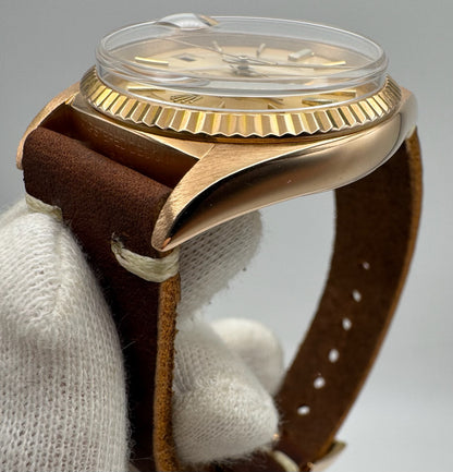 Rolex Day-Date 36 18K Rose Gold Head Door Stop Dial 1973 (Mint)