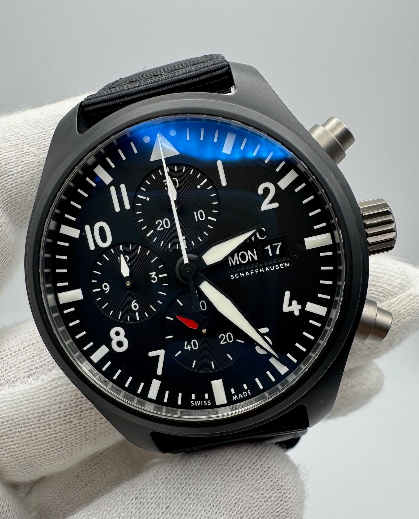 IWC Top Gun 44 Ceramic Chronograph 2022 (Full-Set/Unworn)