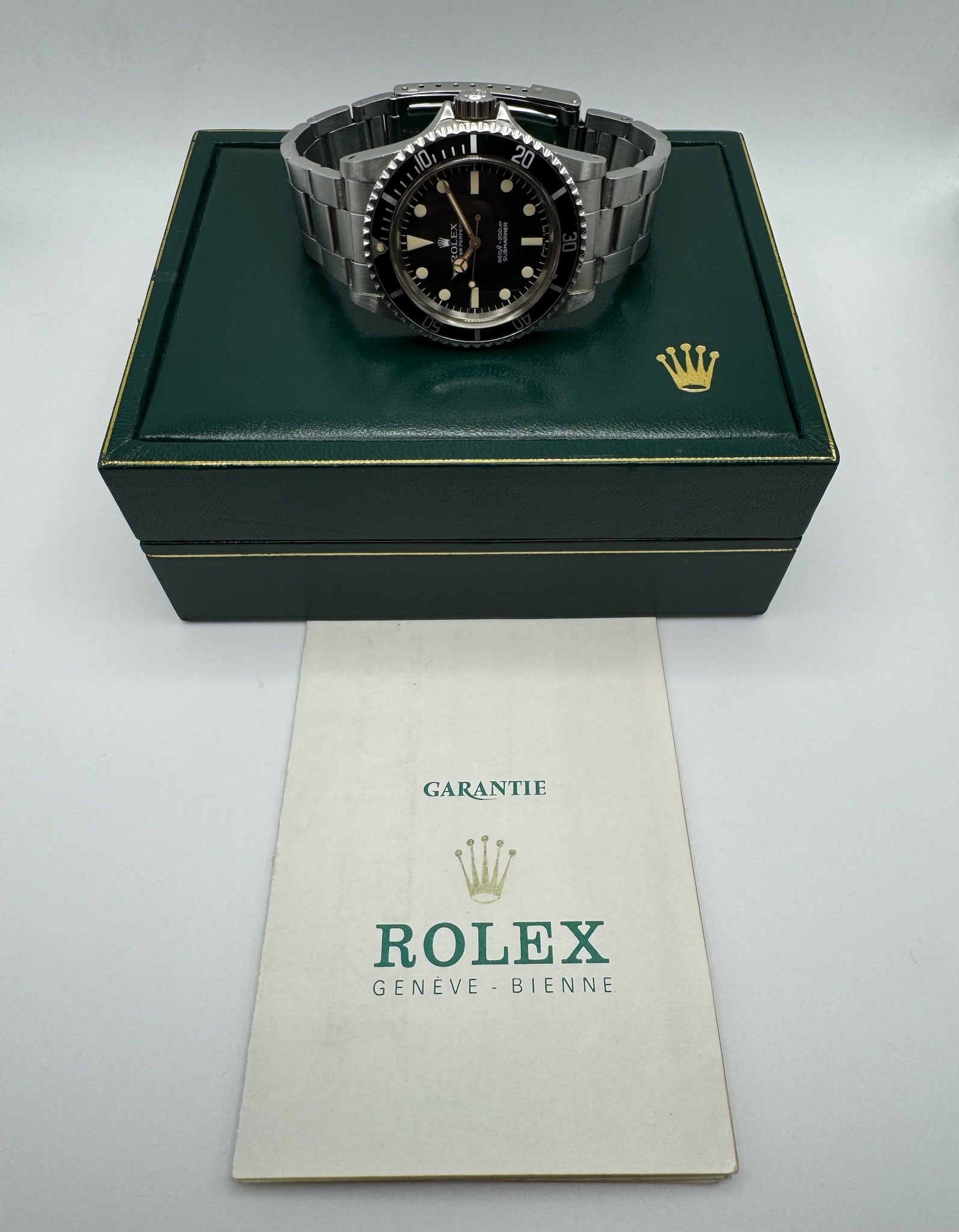 Rolex Submariner 5513 Pre Comex Maxi Dial with Nice Patina Full Set Bogossia