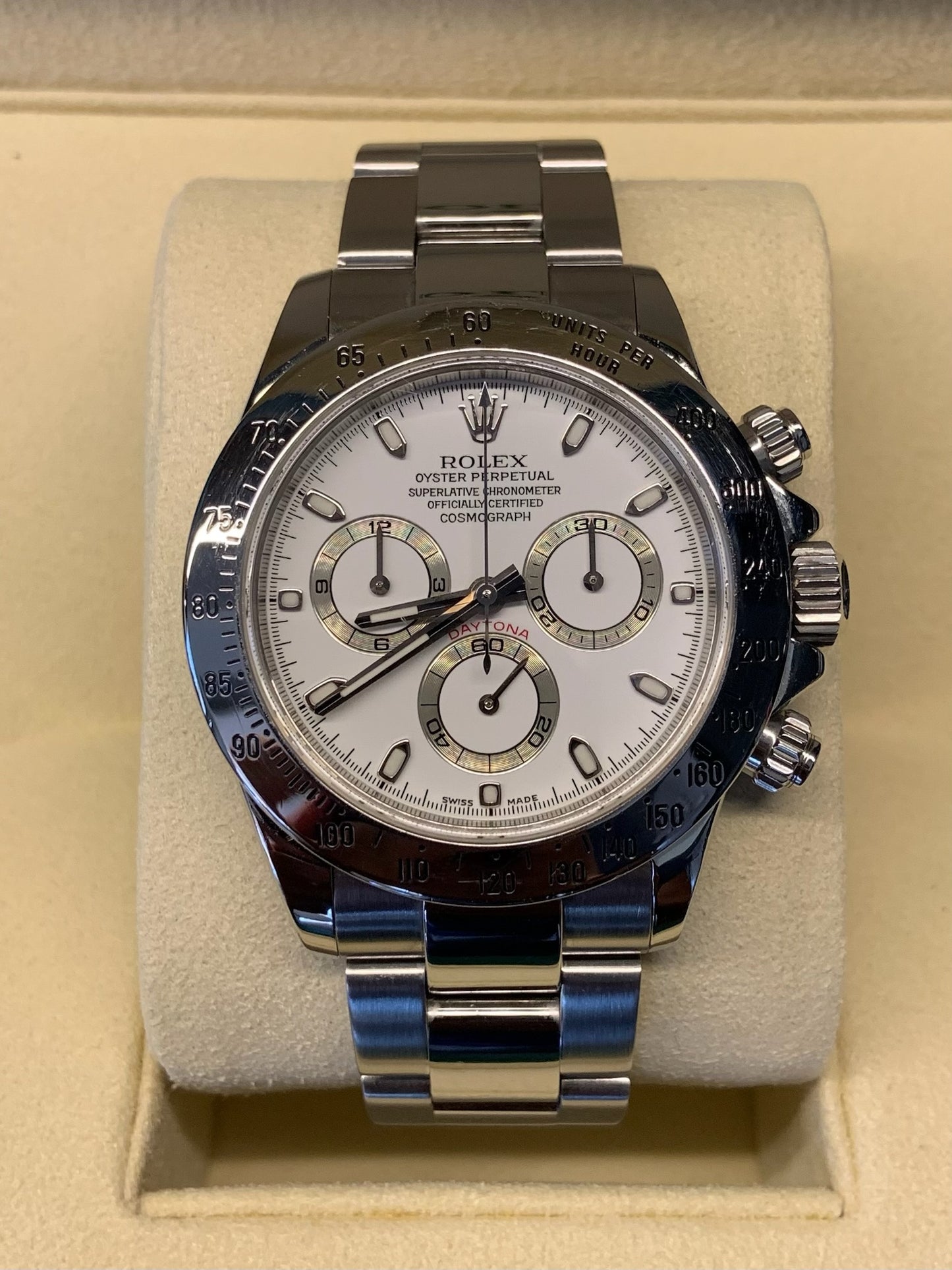 Rolex Daytona White Dial