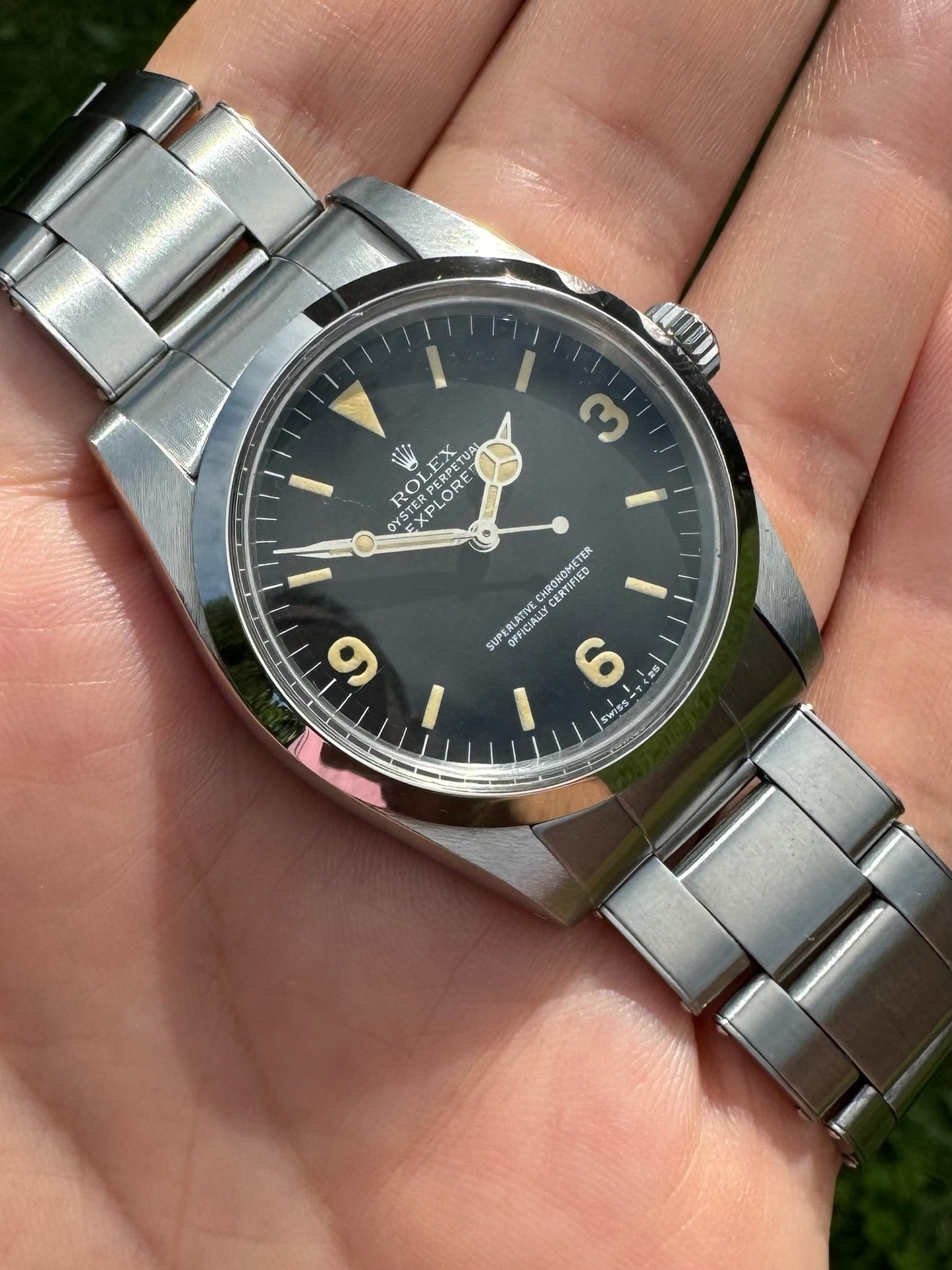 Rolex Explorer 1016 Riveted with Heavy Patina (Box/Serviced)