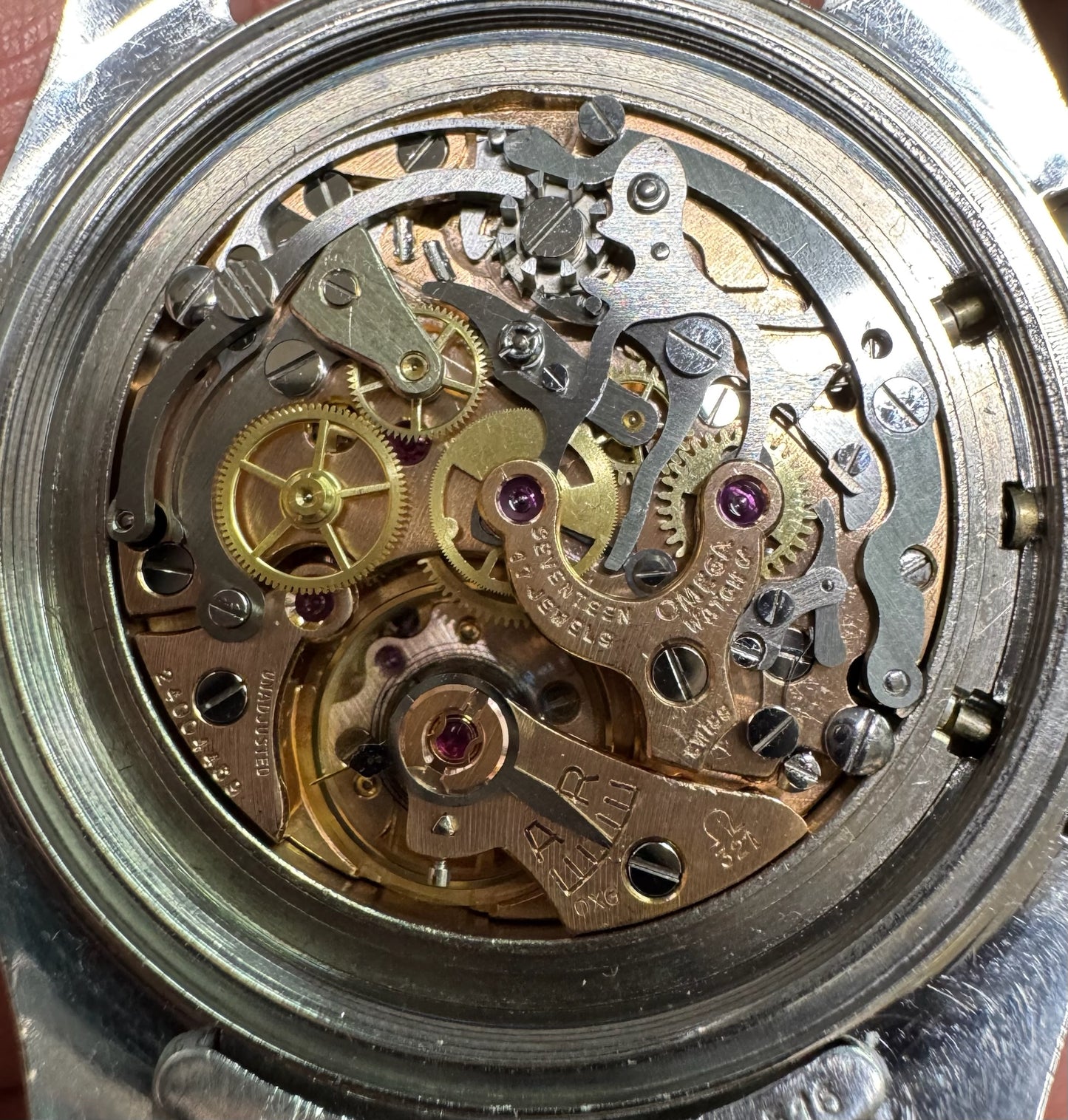 Omega Speedmaster Professional Moonwatch Chronograph Cal. 321 Full Steel Heavy Patina Original Owner 1965 (Unpolished)