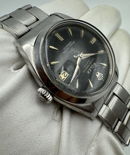 Rolex Oyster Perpetual Date 34 Roulette Black Glossy Gilt