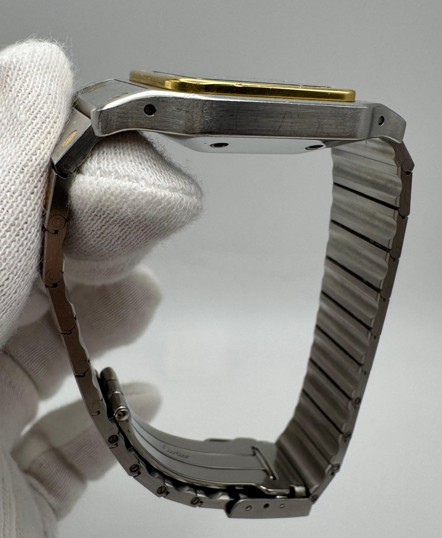 Cartier Santos Galbée 2 Tone Automatic 1994 Original Owner (Full-Set/Unpolished/Serviced)