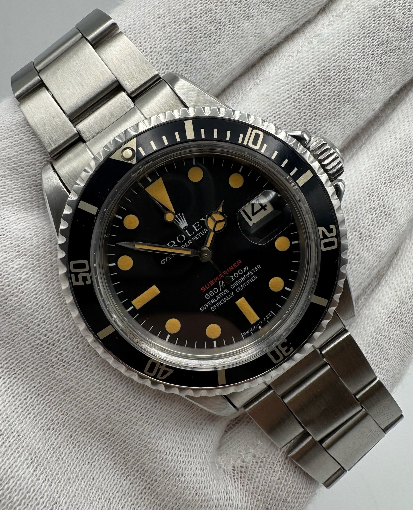 Rolex Submariner 1680 MK4 Red Stunning Patina (Full-Set/Serviced)