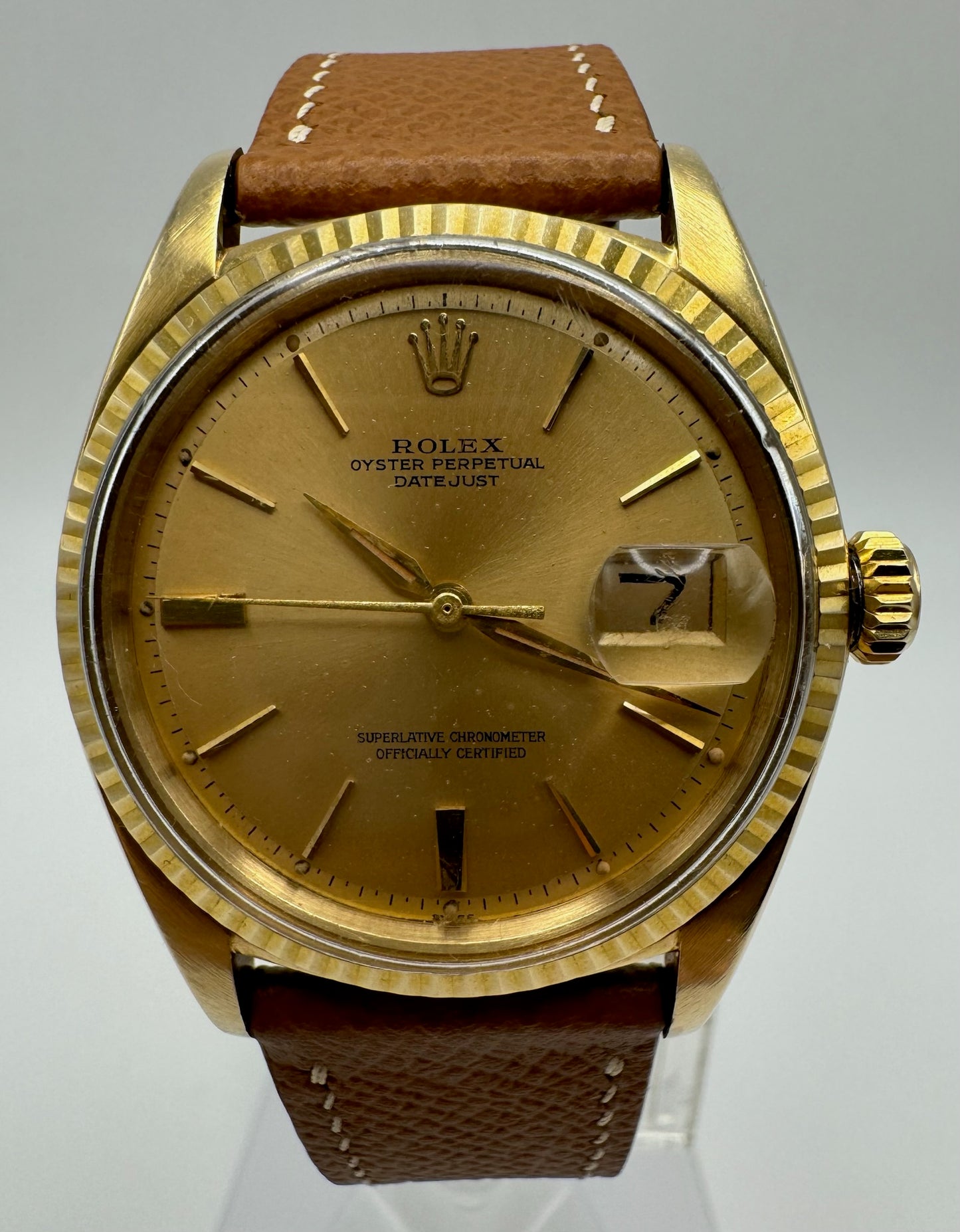 Rolex Datejust 36 with Champagne Door Stop Dial