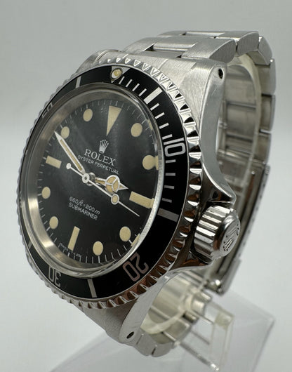 Rolex Submariner 5513 “Pre-Comex” Maxi Dial with Nice Patina (Full-Set)