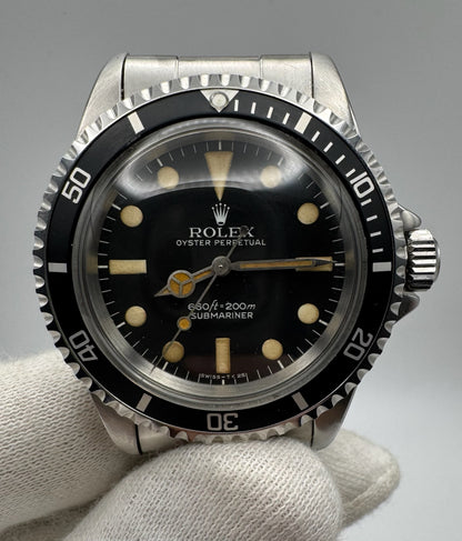Rolex Submariner No Date 5513 Full Steel MK1 “Maxi Dial” (Serviced)