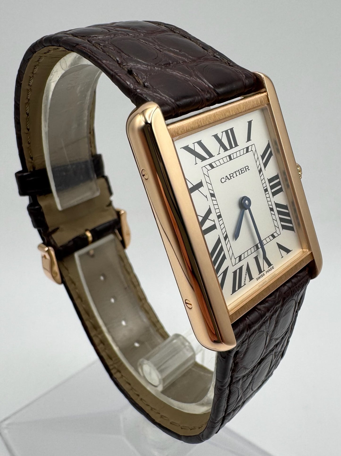 Cartier Tank Solo Large Size Rose Gold 2018 (Full-Set/Mint)