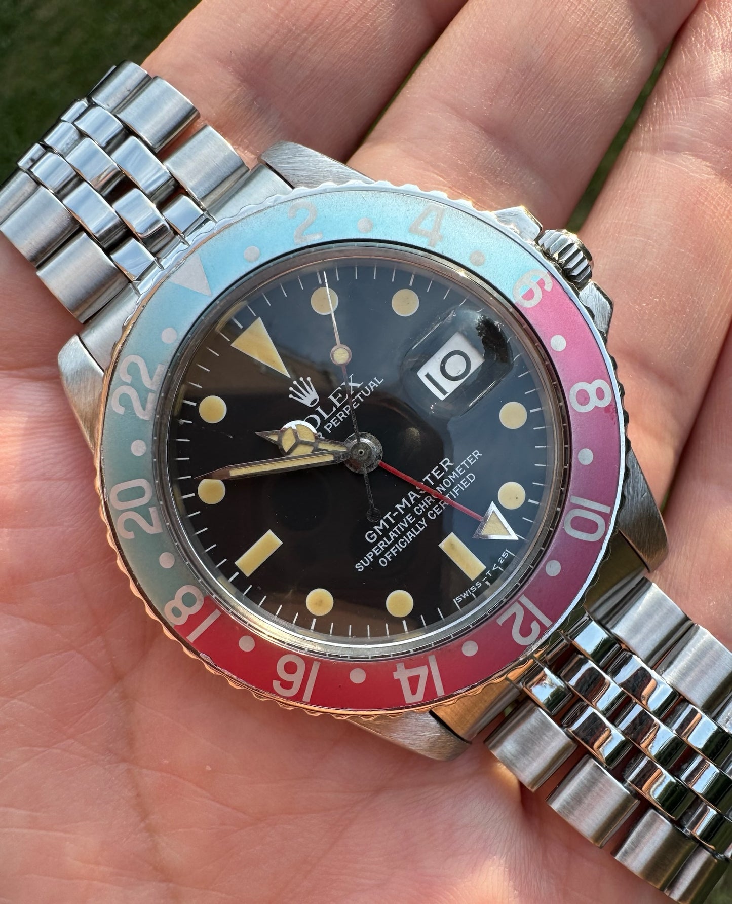 Rolex GMT-Master 1675 with Tritium Dial and Great Patina