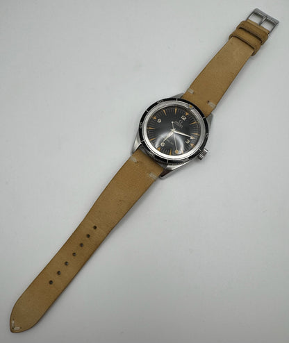 Omega Seamaster 300 Steel Pumpkin Patina Lollipop Hand (Unpolished/Serviced)