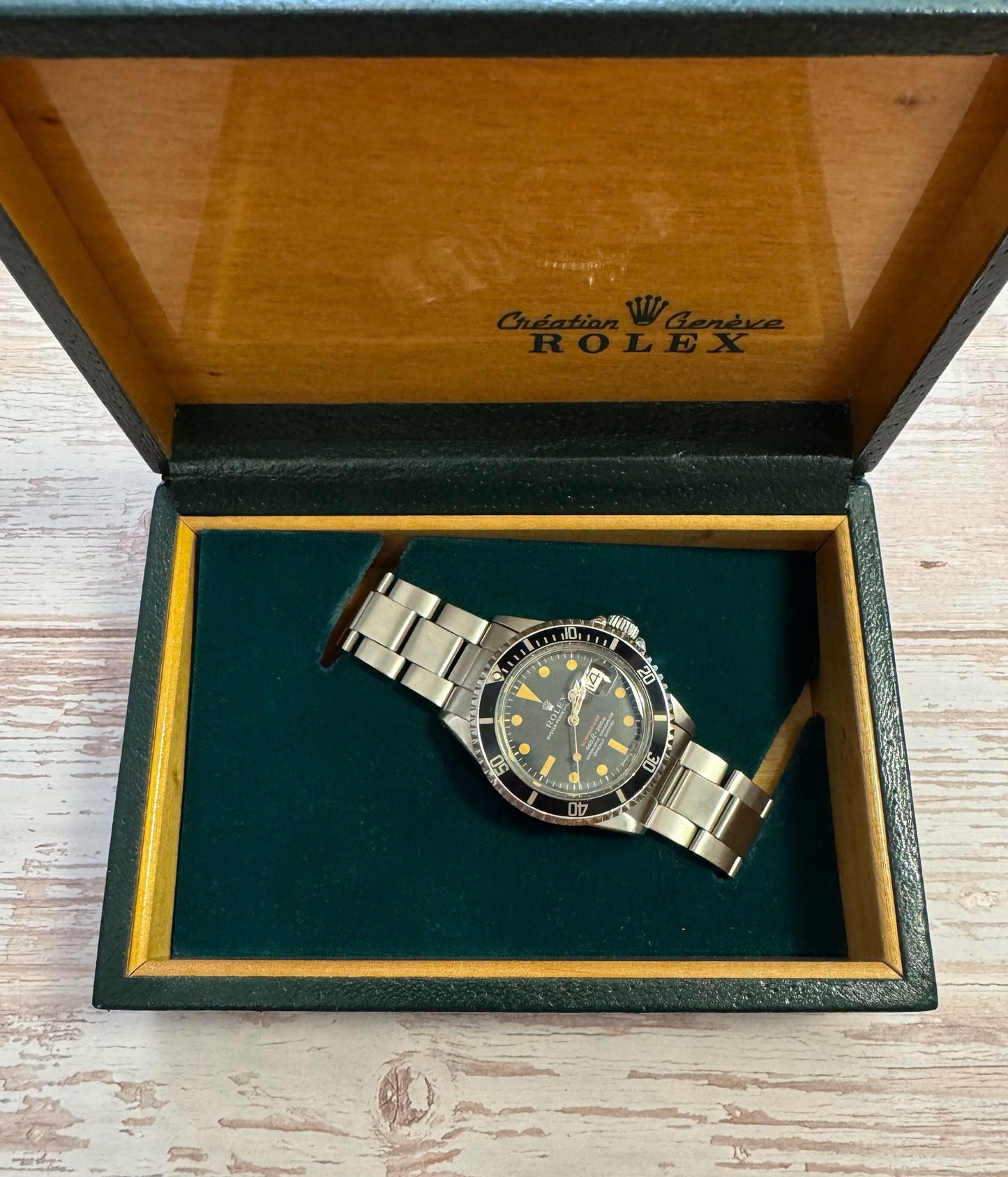 Rolex Submariner 1680 MK4 Red Stunning Patina (Full-Set/Serviced)