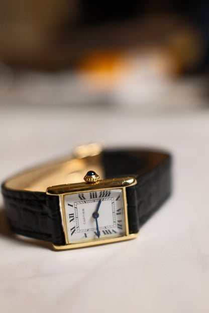 Cartier Tank Paris Yellow Gold Lady Manual Winding (Serviced)