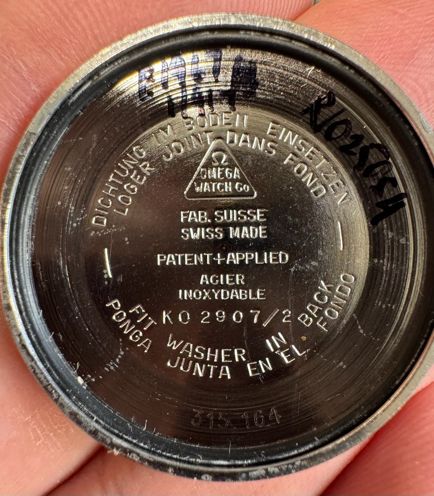 Omega Seamaster Chronograph 1950’s Gold Cap Manual Winding Cal. 321 (Unpolished/Serviced)