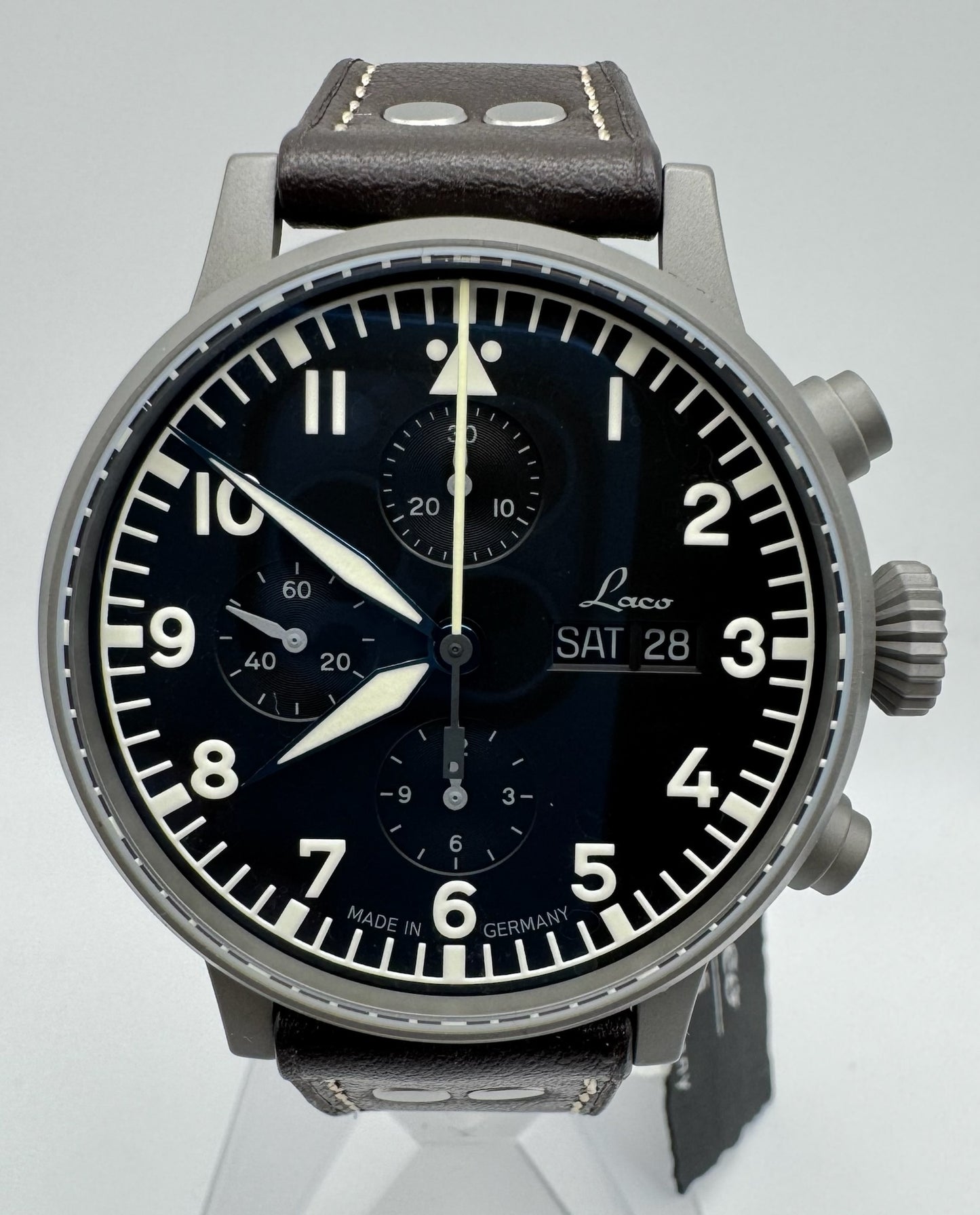 Laco Pilot München Chronograph Automatic 2020 Ltd Edition 200 Pcs (Full-Set/Unworn NOS)