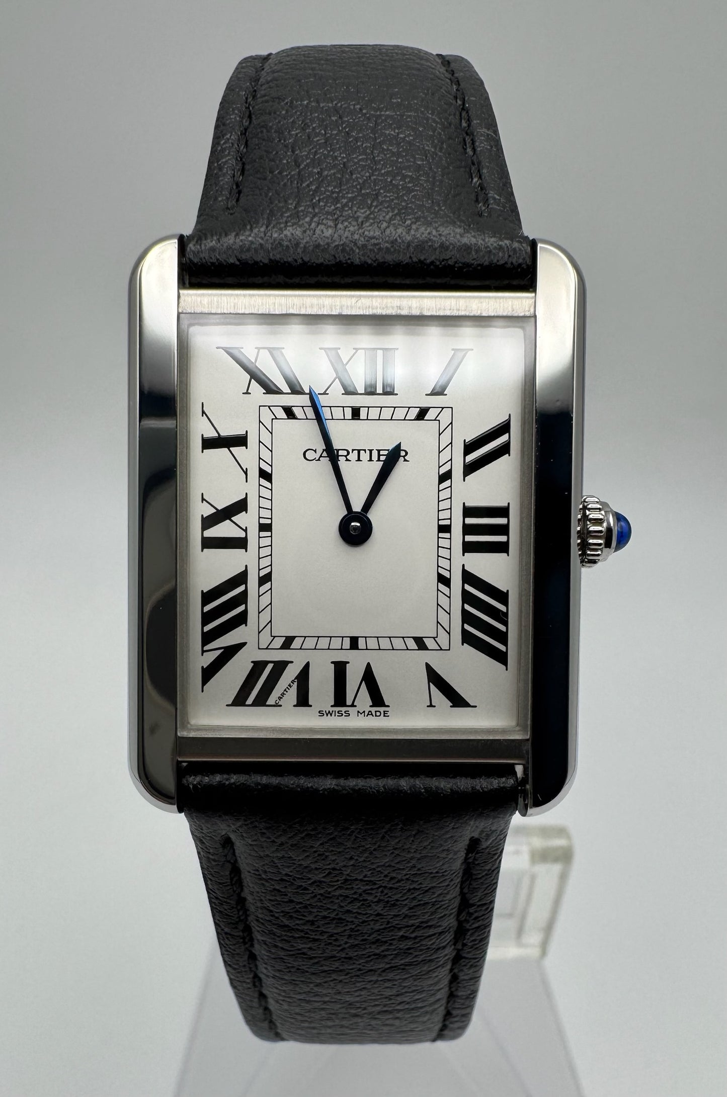 Cartier Tank Solo Steel Large Size Quartz Silver Dial (Full-Set/Unworn)