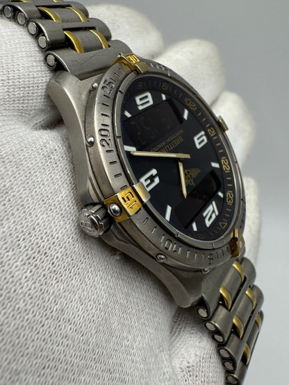 Breitling Aerospace Full Titanium 2 Tone Black Dial (Unpolished)