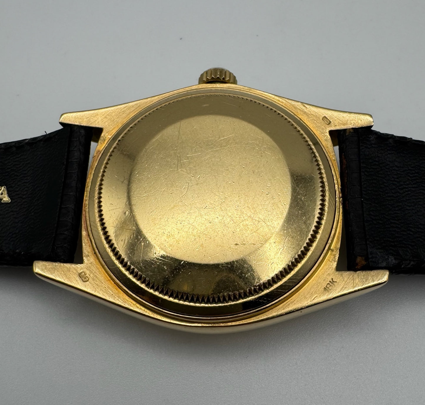 Rolex Day-Date 36 Yellow Gold Aftermarket Onyx Dial 1979 (Serviced)