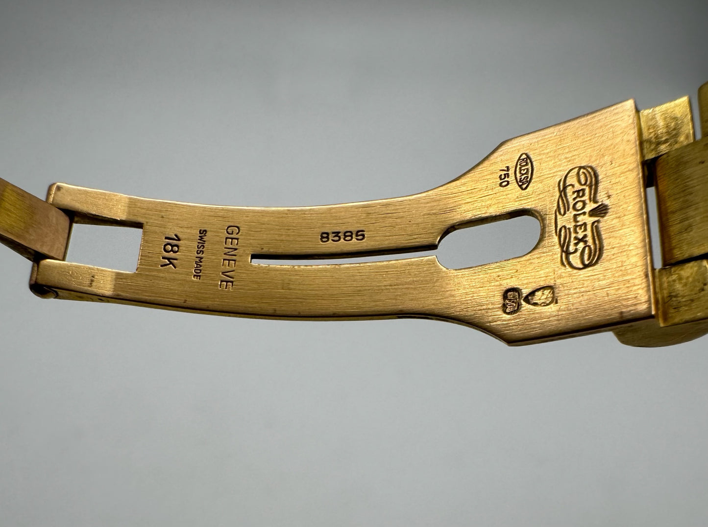 Rolex Day-Date 36 Yellow Gold Rare Wood Dial 1986 (Full-Set/Unpolished)