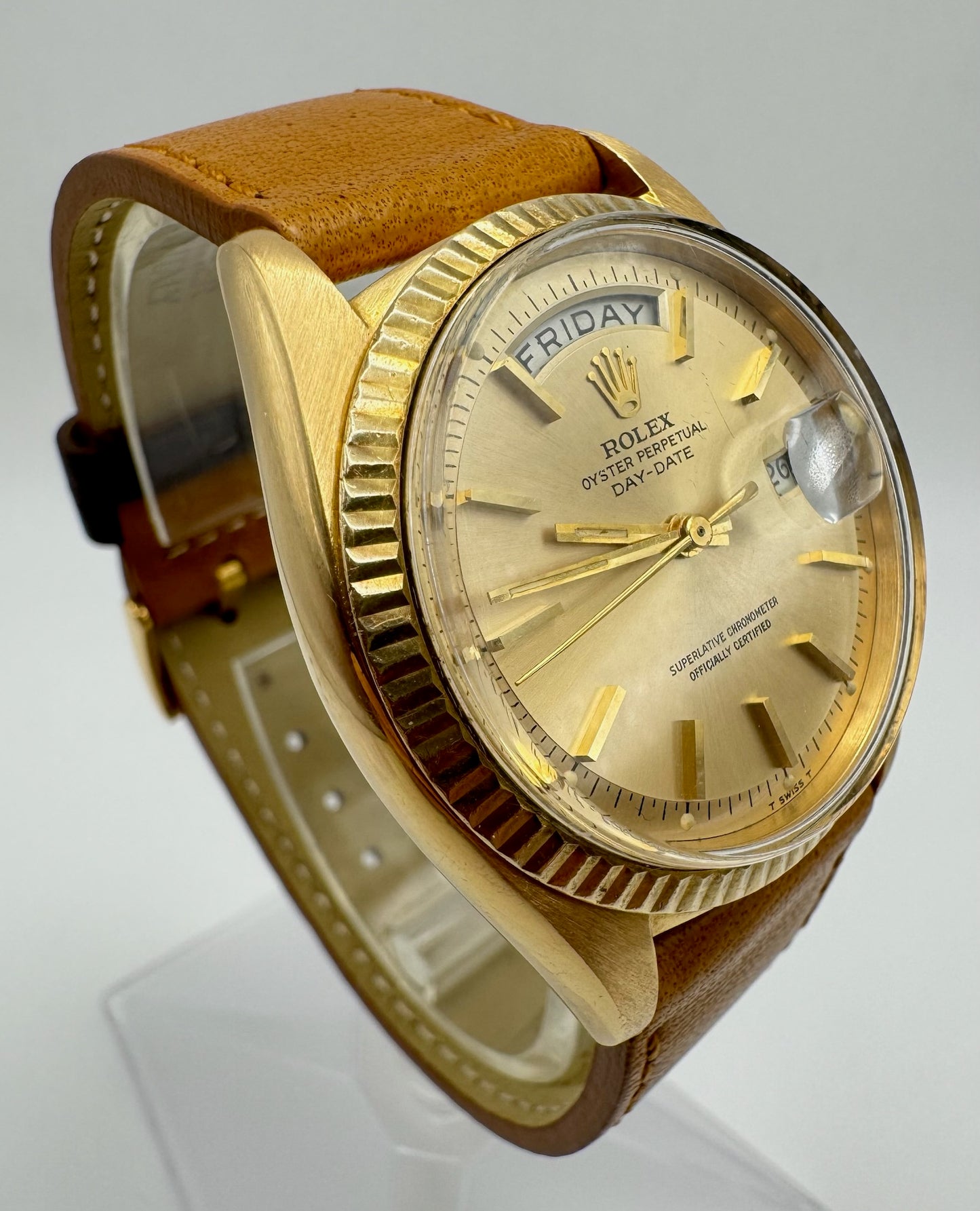 Rolex Day-Date 36 Yellow Gold with Champagne Dial 1960s