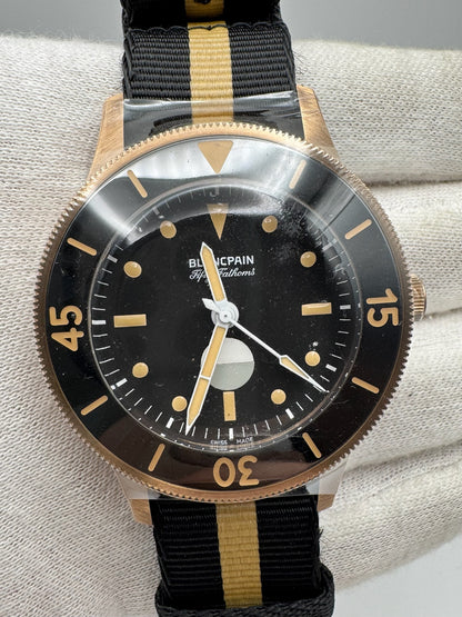 Blancpain Fifty Fathoms Mil-Spec L.E. 70th Anniversary Act 3 Bronze Gold 2024 (Unworn/Full-Set)