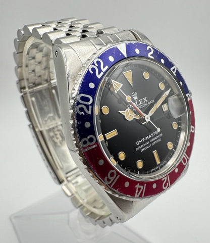 Rolex GMT-Master 16750 Jubilee Pepsi Heavy Patina 1985