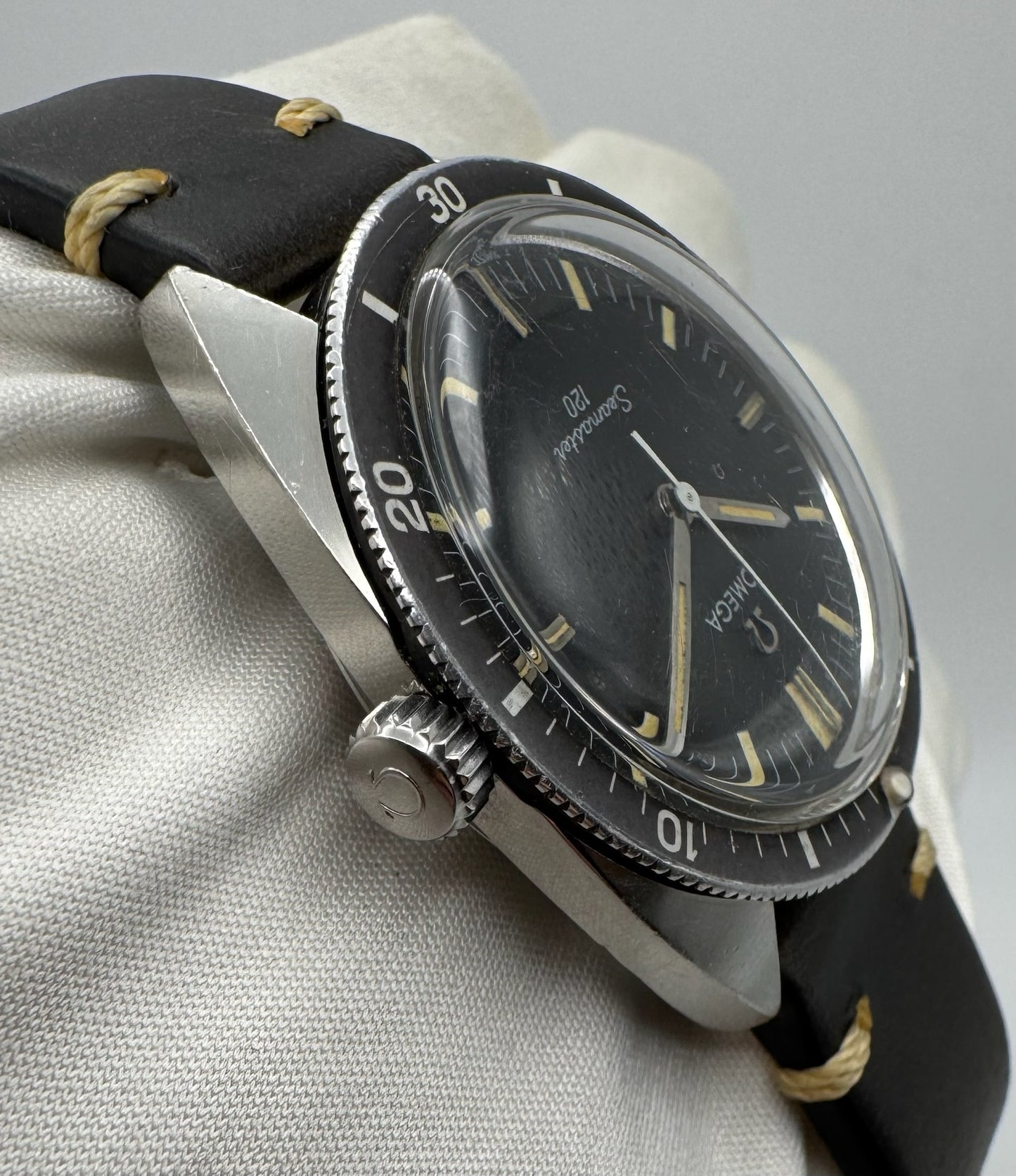 Omega Seamaster 120 Manual Winding Patina 1968 (Papers/Unpolished)