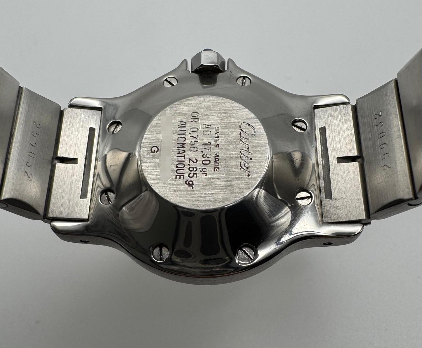 Cartier Santos Octagon Automatic Two-Tone Large Model Ghost/Grey Dial 1990 (Serviced)