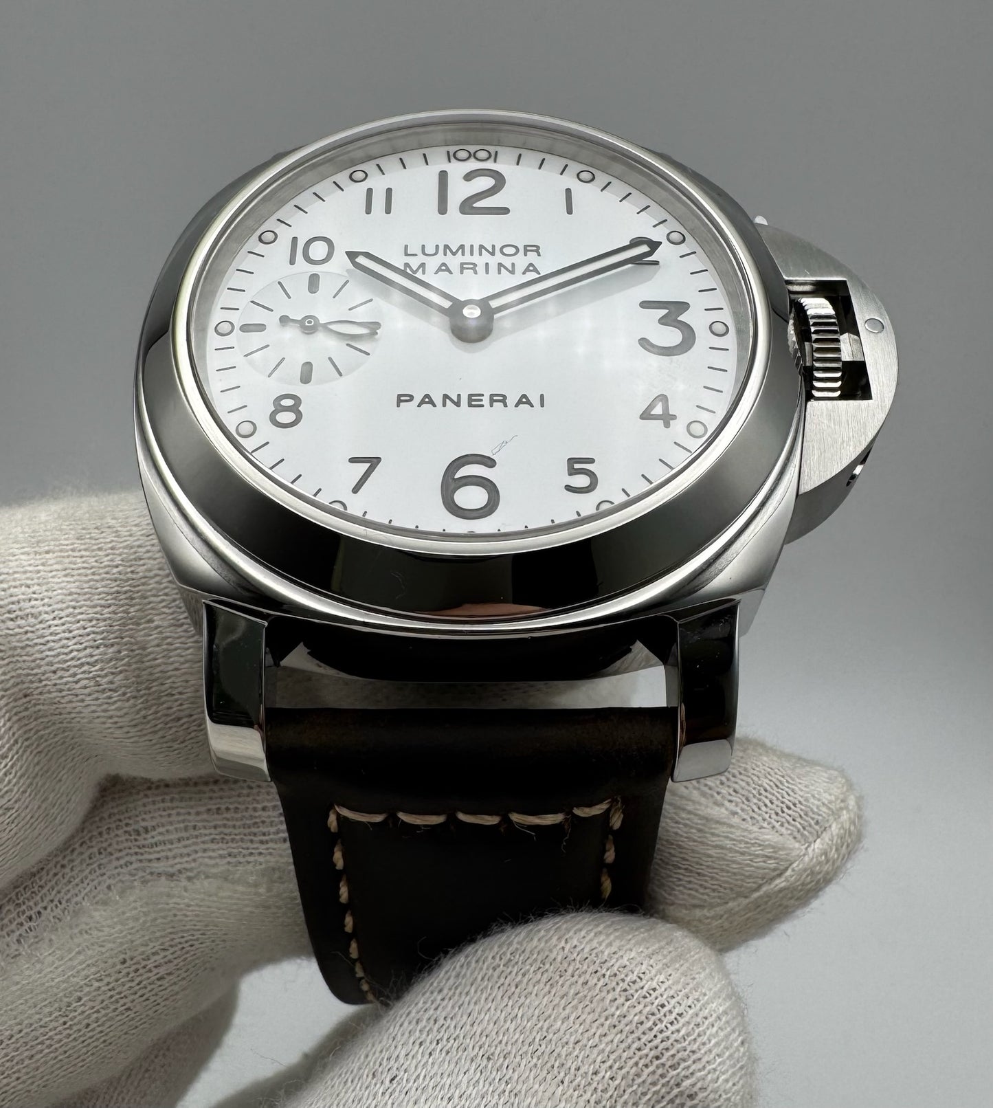Panerai Luminor Marina 44 PAM113 White Dial 2011 (Full-Set/Mint)