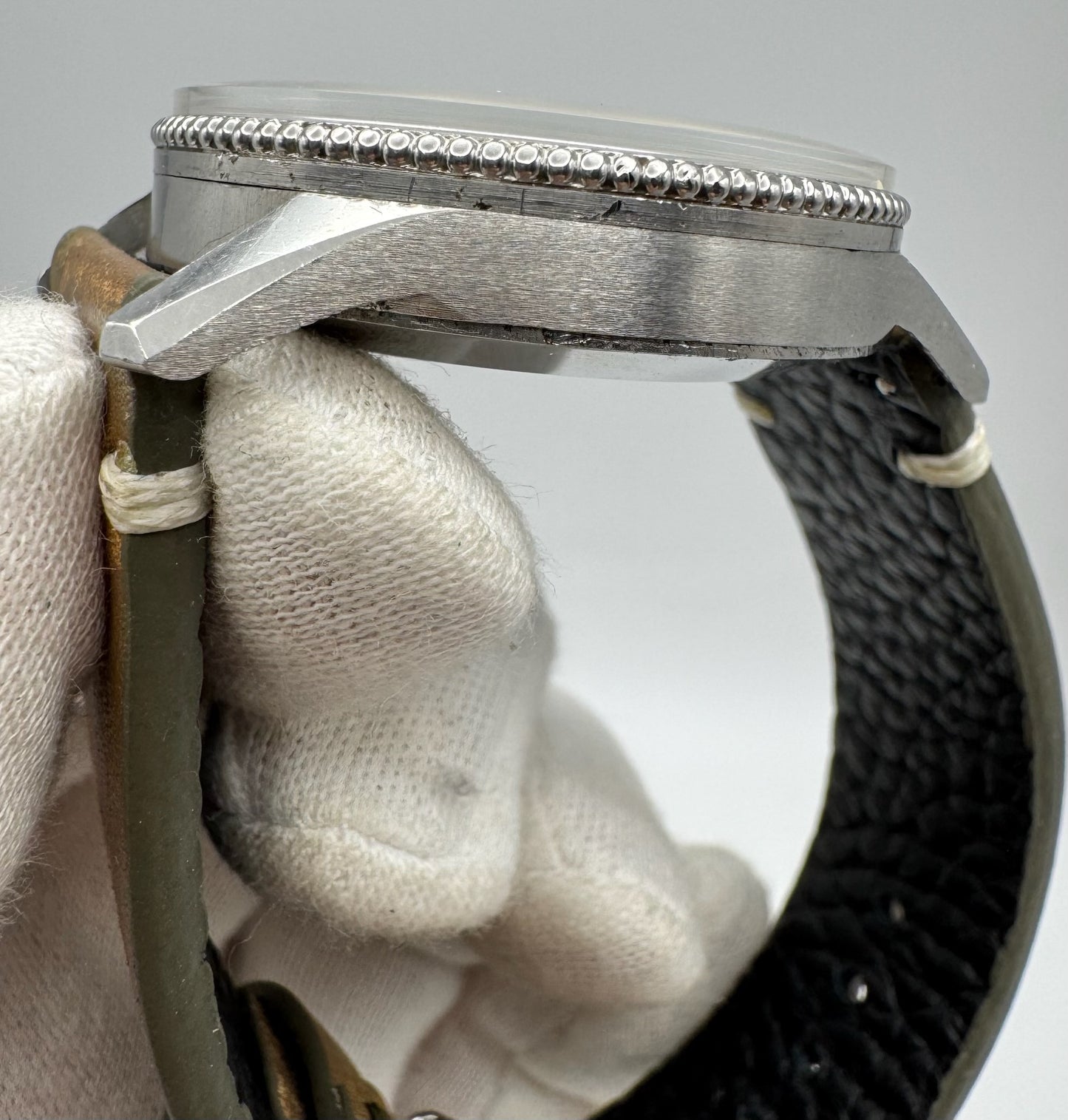 Breitling Navitimer 806 AOPA Steel Tropical Brown Dial Yellow Patina Bead Bezel (Unpolished/Serviced)