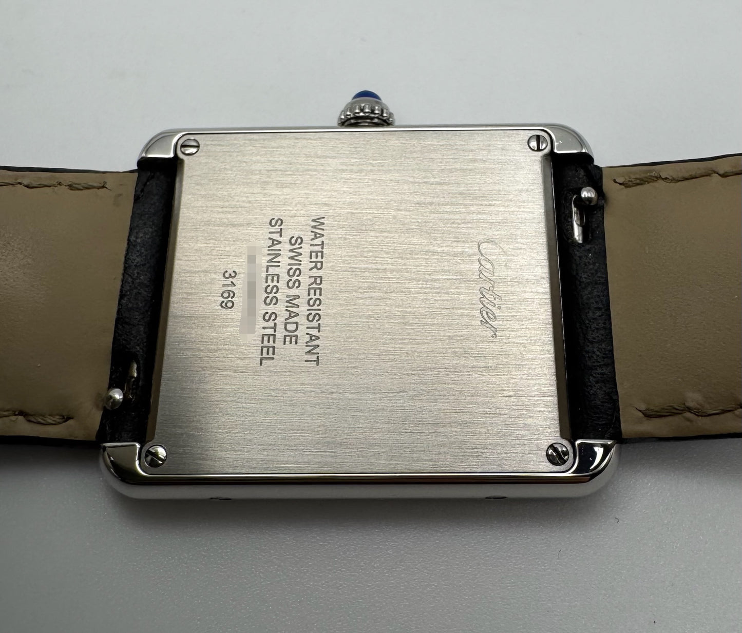 Cartier Tank Solo Steel Large Size Quartz Silver Dial 2020 (Full-Set/Mint)